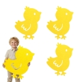 ZESTAW MAXI FRONTÓW KURCZACZEK FILCOWY ŻÓŁTY 48,5x35,5cm 3szt