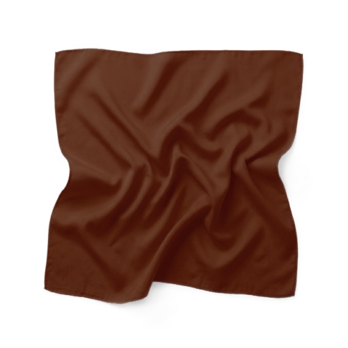 CHUSTA PONGEE BRĄZOWA 48x48cm