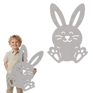 MAXI FRONT KRÓLICZEK FILCOWY SZARY 52x35,5cm