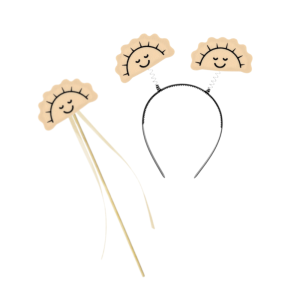 ZESTAW PIEROŻEK BEŻOWY 2el