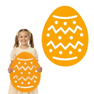 MAXI FRONT PISANKA FILCOWY POMARAŃCZOWY 46,5x36cm