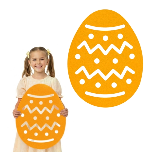 MAXI FRONT PISANKA FILCOWY POMARAŃCZOWY 46,5x36cm