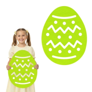 MAXI FRONT PISANKA FILCOWY JASNOZIELONY 46,5x36cm