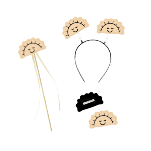 ZESTAW PIEROŻEK BEŻOWY 3el