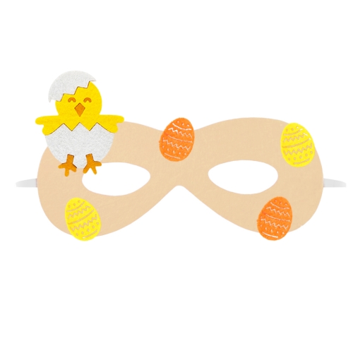 MASKA KURCZACZEK W SKORUPCE PISANKI FILCOWA BEŻOWA