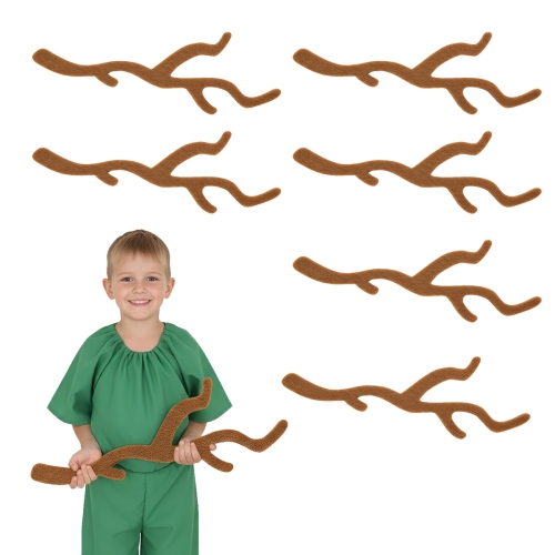 ZESTAW MAXI FRONTÓW GAŁĄZKA FILCOWY BRĄZOWY 57x21cm 6szt