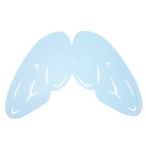 SKRZYDŁA OWAD MUCHA FILCOWE BŁĘKITNE 58x45cm