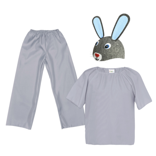 ZESTAW ZAJĄCZEK SZARO-NIEBIESKI 98-110 3el