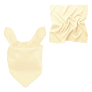 CHUSTA PONGEE ECRU 48x48cm