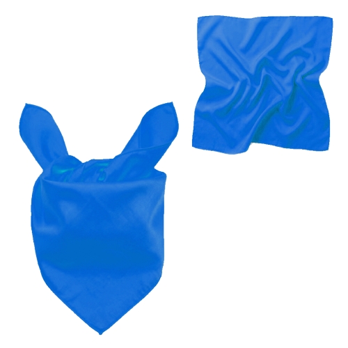 CHUSTA PONGEE NIEBIESKA 48x48cm