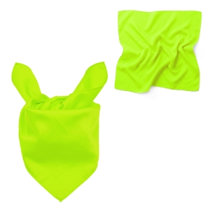 CHUSTA PONGEE JASNOZIELONA 48x48cm