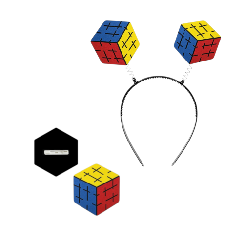 ZESTAW KOSTKA RUBIKA KOLOROWA 2el