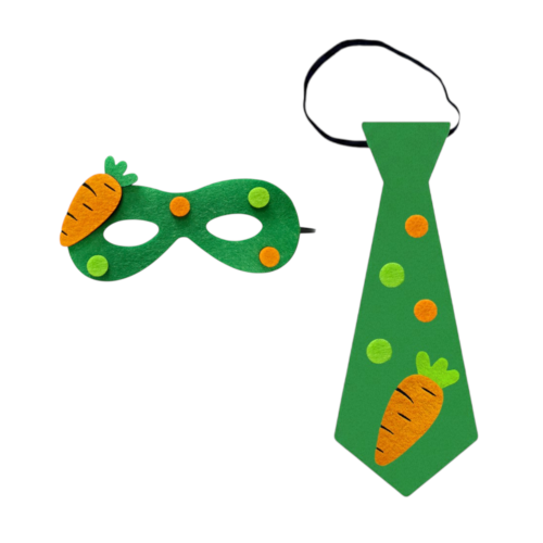 ZESTAW MARCHEWKA KROPKI CIEMNOZIELONY 2el