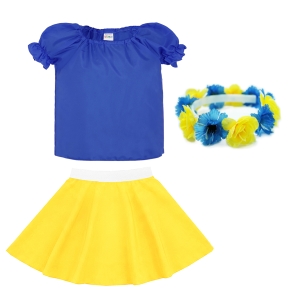 ZESTAW UKRAINA NIEBIESKO-ŻÓŁTY 134-140 3el