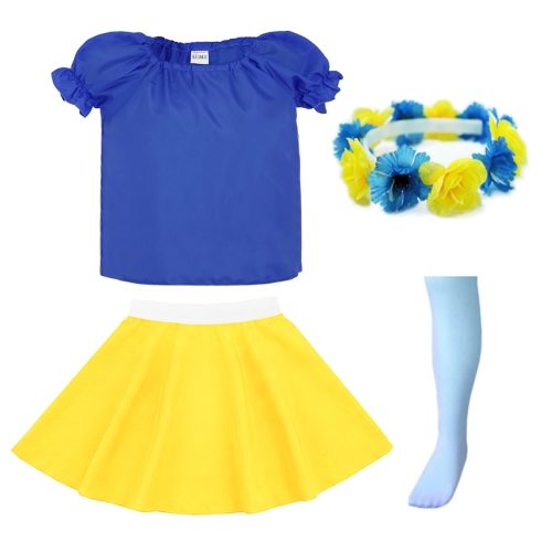 ZESTAW UKRAINA NIEBIESKO-ŻÓŁTY 134-140 4el