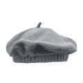 ZESTAW BERET SZARY 134-140 3el
