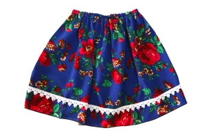 SPÓDNICZKA LUDOWA NIEBIESKA XL