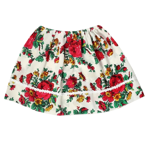 SPÓDNICZKA LUDOWA BIAŁA XL