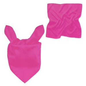 CHUSTA PONGEE FUKSJA 48x48cm