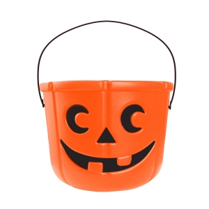 WIADERKO NA CUKIERKI DYNIA PLASTIK POMARAŃCZOWE 17cm