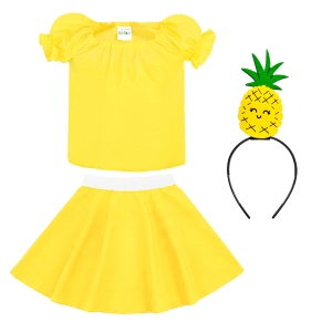 ZESTAW ANANAS ŻÓŁTY 98-110 4el