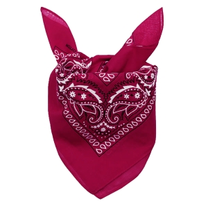 CHUSTA KOWBOJ CZERWONA 53x53cm