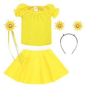 ZESTAW SŁONECZKO ŻÓŁTY 98-110 4el