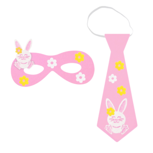 ZESTAW KRÓLICZEK KWIATKI RÓŻOWY 2el