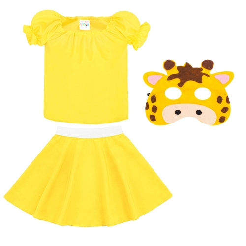 ZESTAW ŻYRAFA ŻÓŁTY 98-110 3el