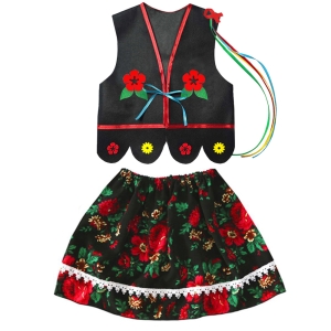 ZESTAW KRAKOWIANKA CZARNY 98-110 2el