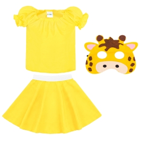 ZESTAW ŻYRAFA ŻÓŁTY 116-128 3el