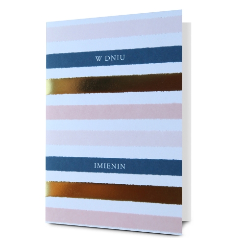 KARTKA IMIENINY W DNIU IMIENIN PASKI 19x13cm