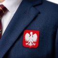 PRZYPINKA GODŁO POLSKI FILCOWY BIAŁO-CZERWONY 5,5x5cm