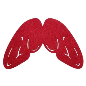 SKRZYDŁA OWAD FILCOWE CZERWONE 58x45cm