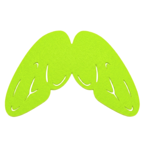 SKRZYDŁA OWAD FILCOWE JASNOZIELONE 58x45cm