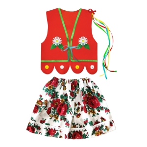 ZESTAW KRAKOWIANKA CZERWONY 98-110 2el