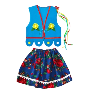 ZESTAW KRAKOWIANKA NIEBIESKI 98-110 2el