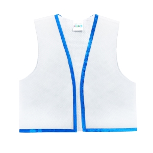 KAMIZELKA MARYNARZ WIGOFIL BIAŁO-NIEBIESKA 146-158