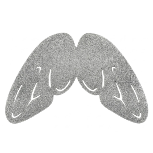 SKRZYDŁA OWAD FILCOWE SZARY MELANŻ 58x45cm