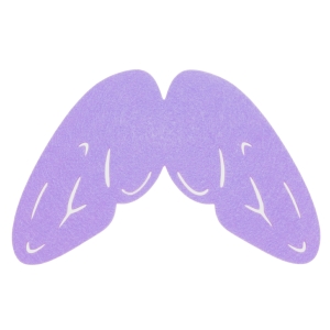 SKRZYDŁA OWAD FILCOWE FIOLETOWE 58x45cm