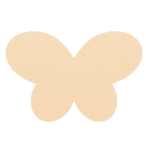 SKRZYDŁA MOTYLEK FILCOWE BEŻOWE 54x35,5cm