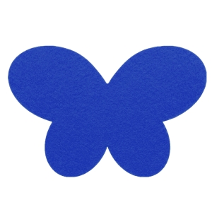 SKRZYDŁA MOTYLEK FILCOWE GRANATOWE 54x35,5cm