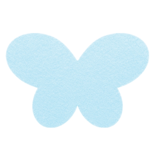SKRZYDŁA MOTYLEK FILCOWE BŁĘKITNE 54x35,5cm