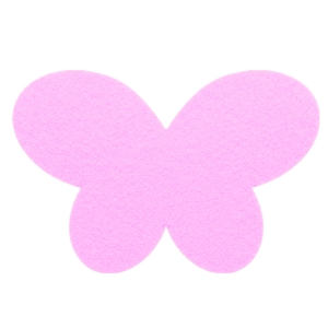 SKRZYDŁA MOTYLEK FILCOWE RÓŻOWE 54x35,5cm