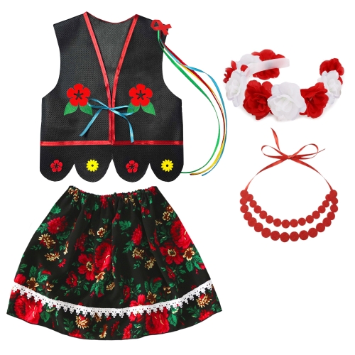 ZESTAW KRAKOWIANKA CZARNY 98-110 4el