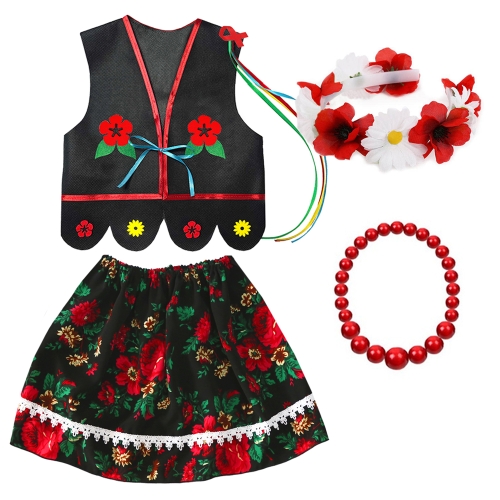 ZESTAW KRAKOWIANKA CZARNY 98-110 4el