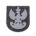 PRZYPINKA HERB ORZEŁ LEGIONOWY SZARY 5,5x5cm