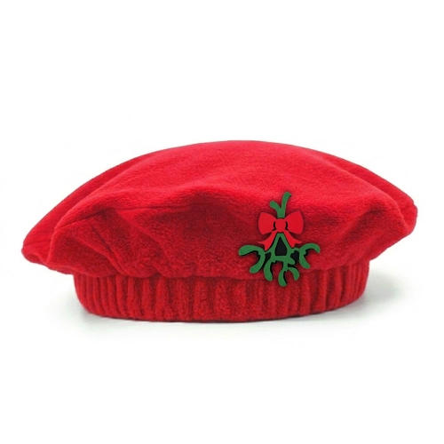 BERET JEMIOŁA POLAR CZERWONY