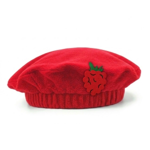 BERET MALINA POLAR CZERWONY