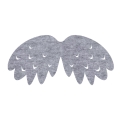 SKRZYDŁA PTASZEK FILCOWE MAŁE JEDNOWARSTWOWE SZARY MELANŻ 46x23cm